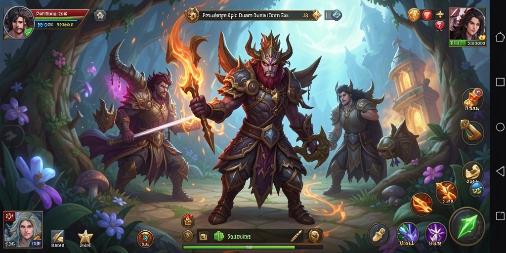 Tangkapan layar gameplay yang menampilkan aksi pertarungan yang mendebarkan.