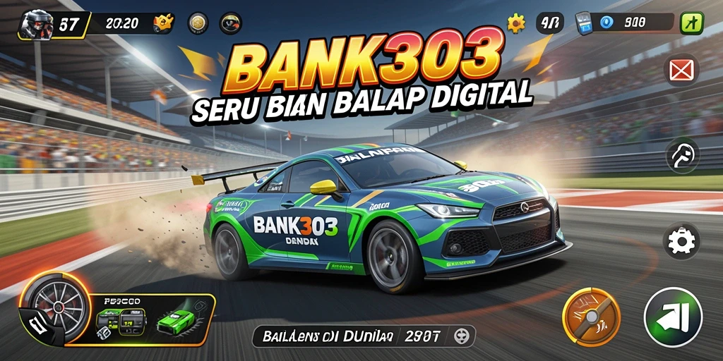Tangkapan layar BANK303 dengan aksi balapan yang mendebarkan.