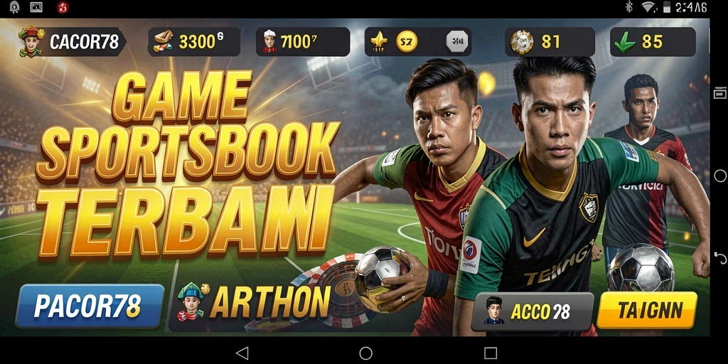 Tampilan gameplay menarik dari aplikasi Sportsbook CACOR78.