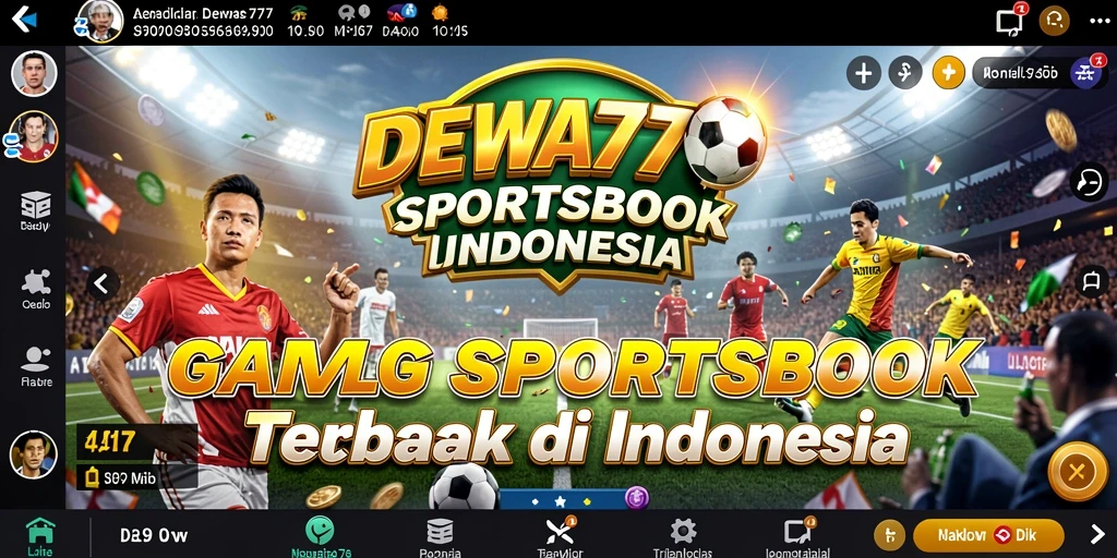 Tangkapan layar DEWA777 menampilkan antarmuka taruhan yang menarik.