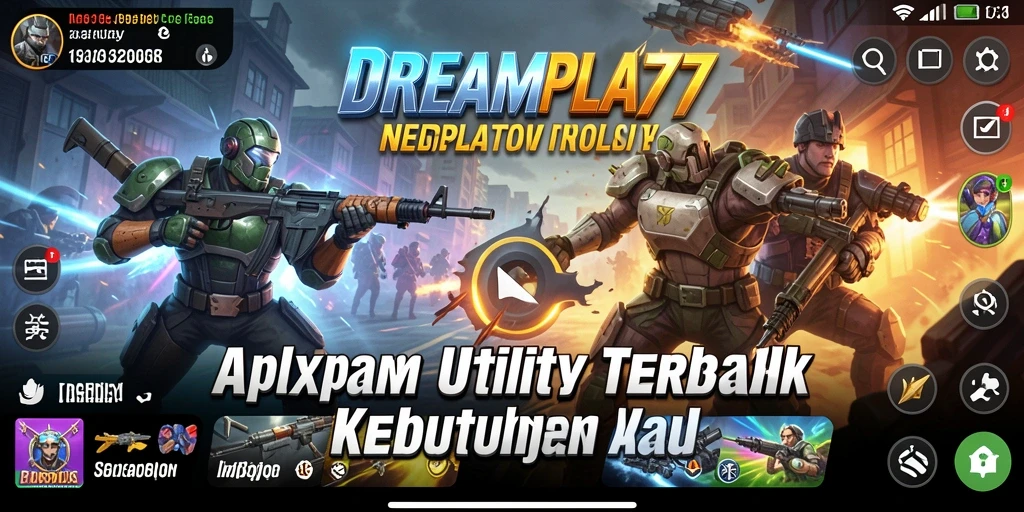 Tampilan antarmuka pengguna <strong>DREAMPLAY77</strong> yang sederhana dan intuitif.