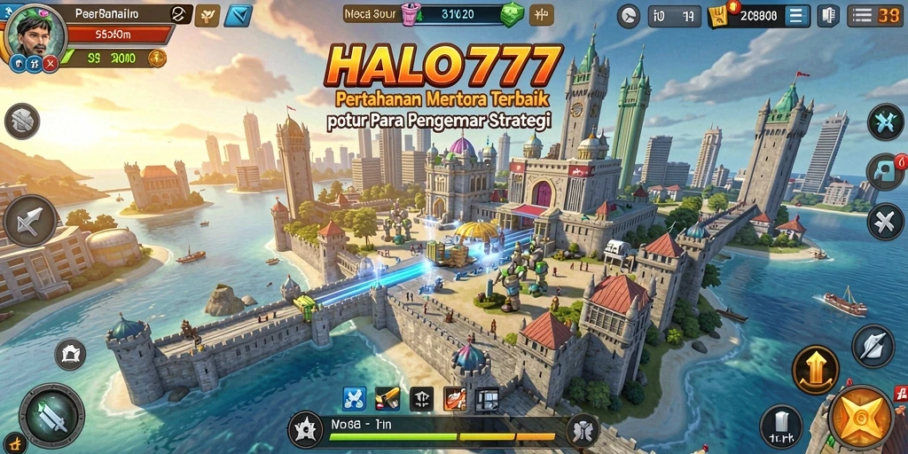 Tampilan gameplay menyerang dan bertahan dalam HALO777 yang menegangkan.