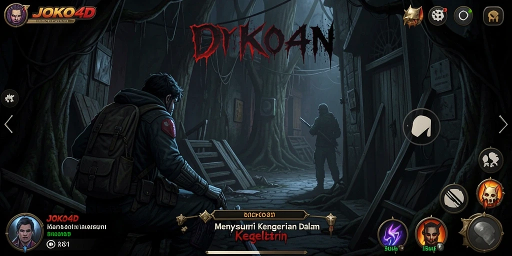 Gameplay JOKO4D yang menegangkan dan mencekam.