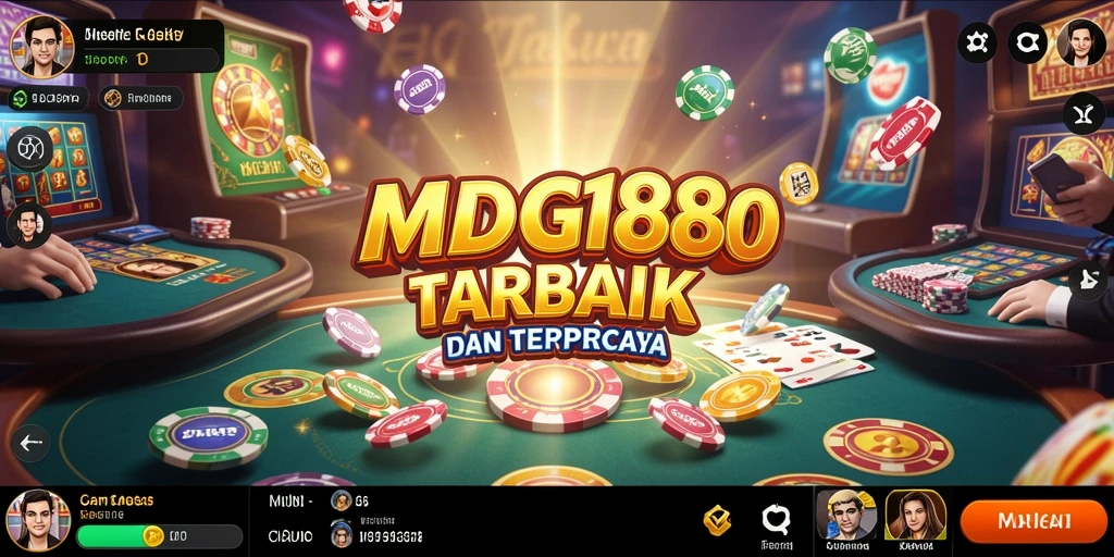 Menampilkan gameplay seru dan menarik dari MDG188 di Kasino.