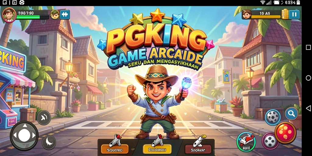 Tampilan gameplay seru dan menantang dari PGKING.