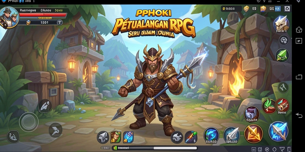 Gameplay PPHOKI yang menakjubkan dalam pertempuran RPG.