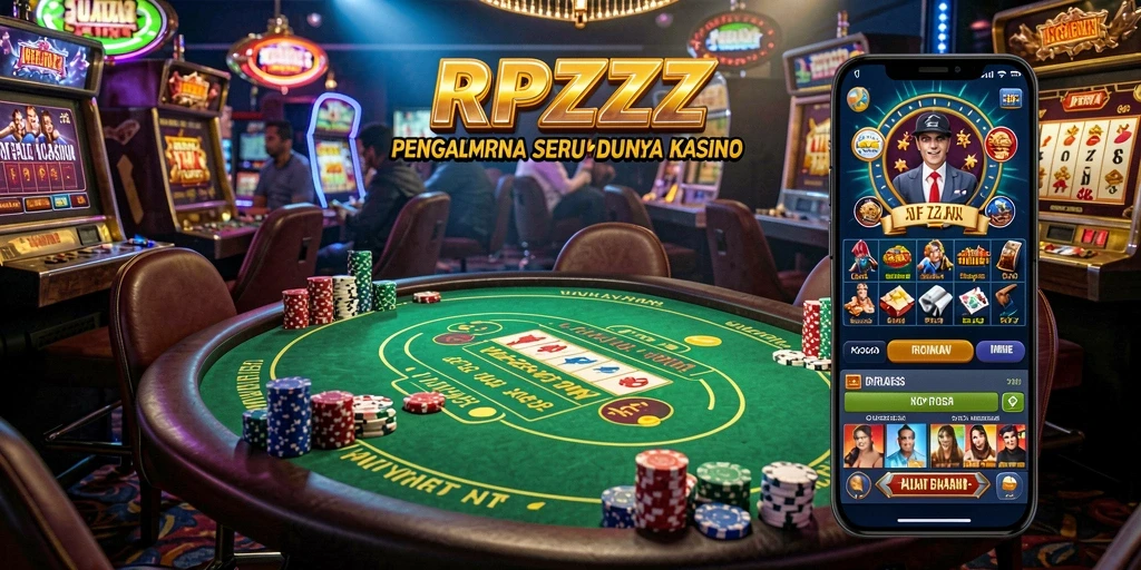 Tampilan menarik dari gameplay Kasino di RPZZZ.