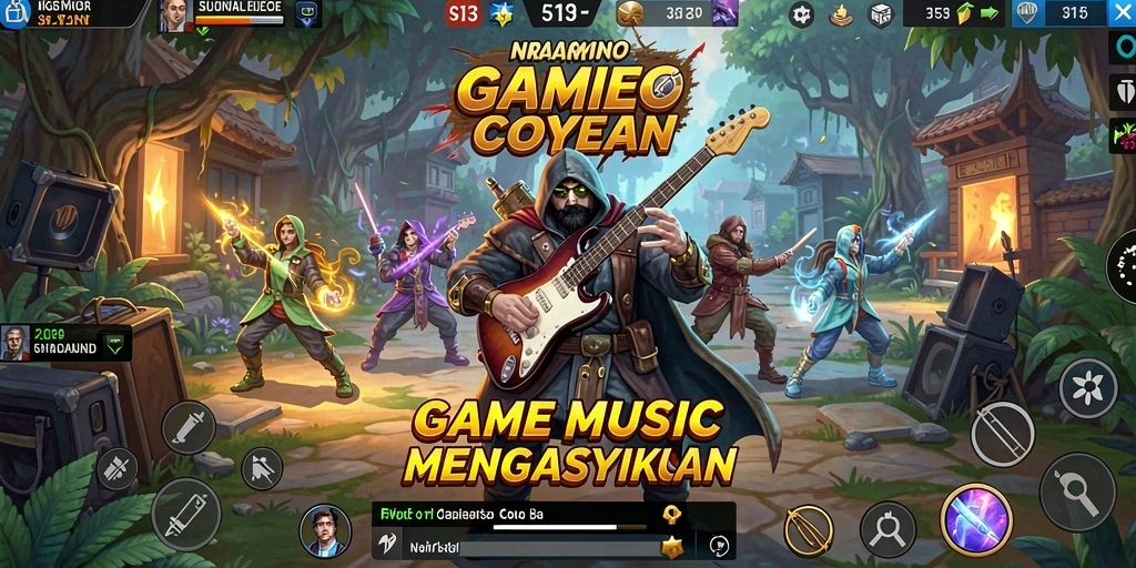 Screenshot S13 menampilkan gameplay musik yang menarik dan interaktif.