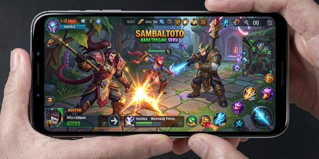 Screenshot gameplay SAMBALTOTO dengan pertarungan seru antar karakter.