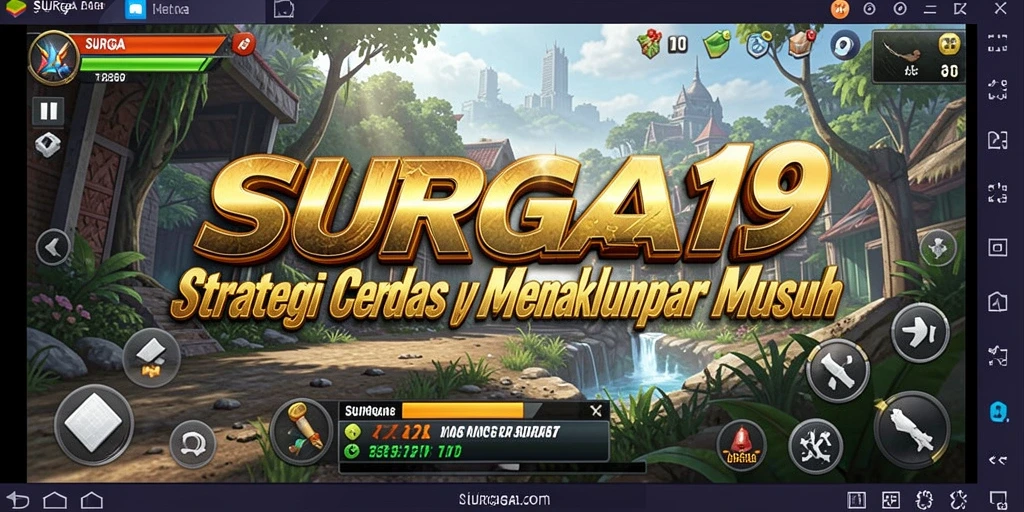 Tampilan menarik dari gameplay strategi SURGA19.