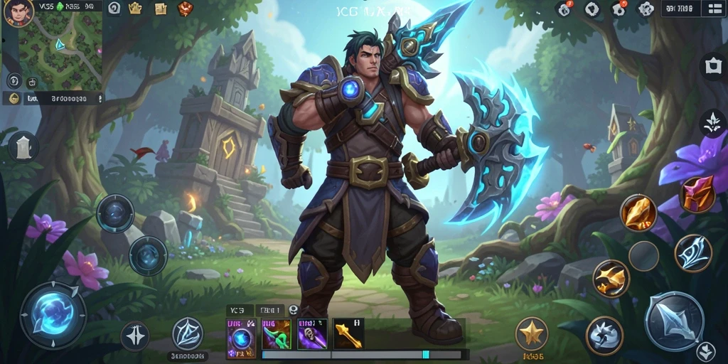 Screenshot VC55 menampilkan aksi pertarungan yang seru dalam dunia ARPG.