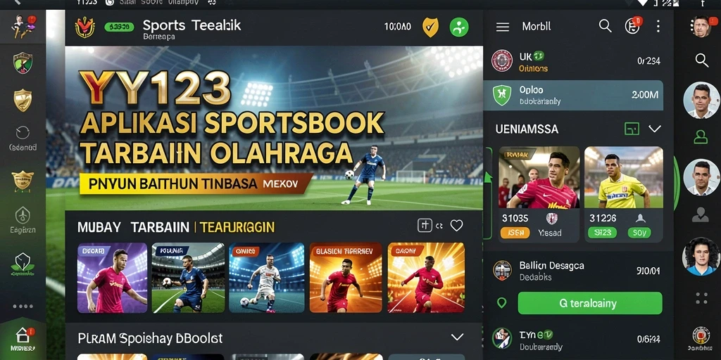 Tampilan screenshot gameplay taruhan olahraga di YY123.