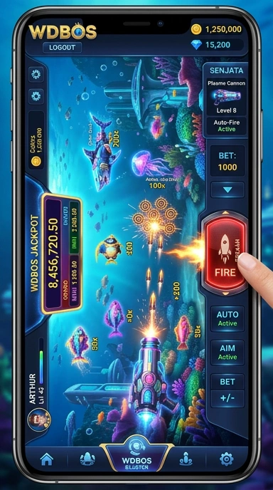 Screenshot fitur unggulan wdbos dengan berbagai aplikasi.